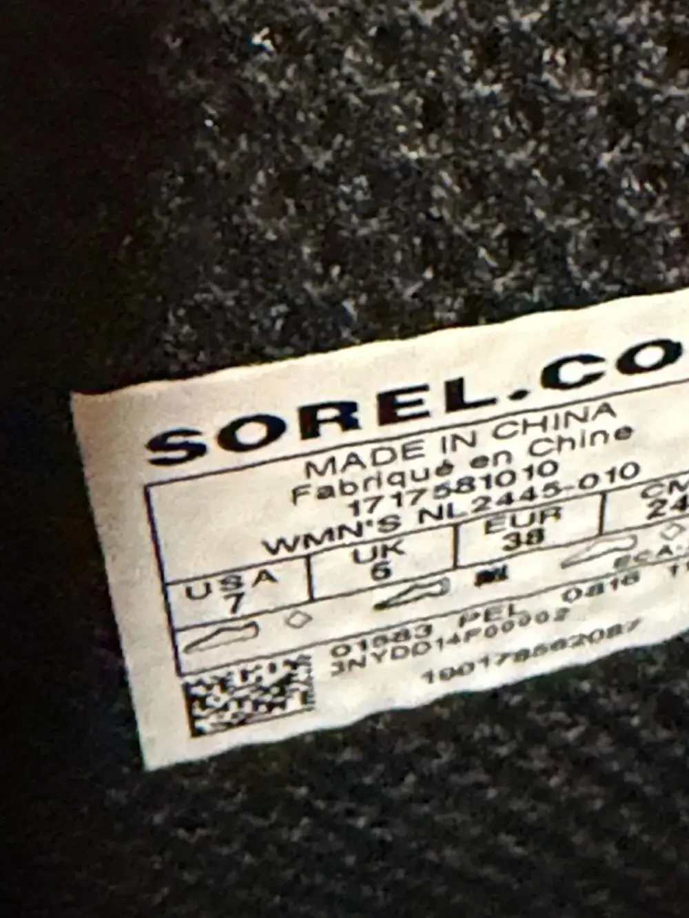 Sorel Joan Rain Wedge Tall Waterproof Rubber Boots Black Size 7